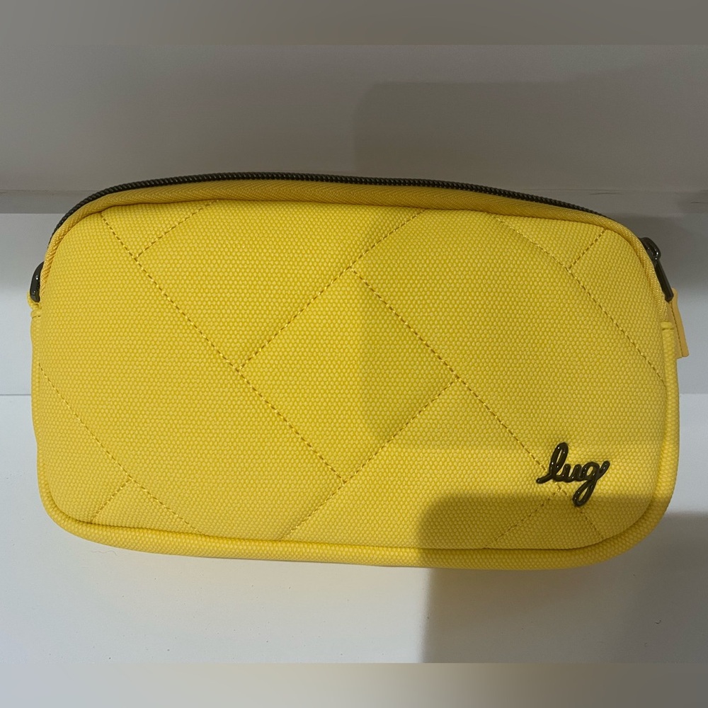PRICE⬇️Lug Quilted Canary Yellow purse